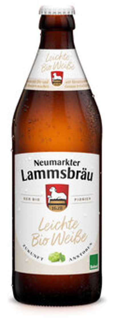 Produktfoto zu Kiste Lammsbräu Leichte Hefeweiße, 10 x 0,5 l
