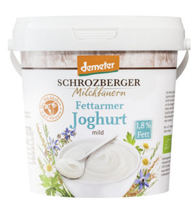 Produktfoto zu GEBINDE fettarmer Jogurt Natur mild 1,8%, 1 kg Eimer