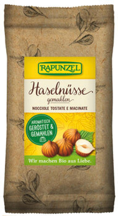Produktfoto zu Haselnüsse geröstet + gemahlen, 125g