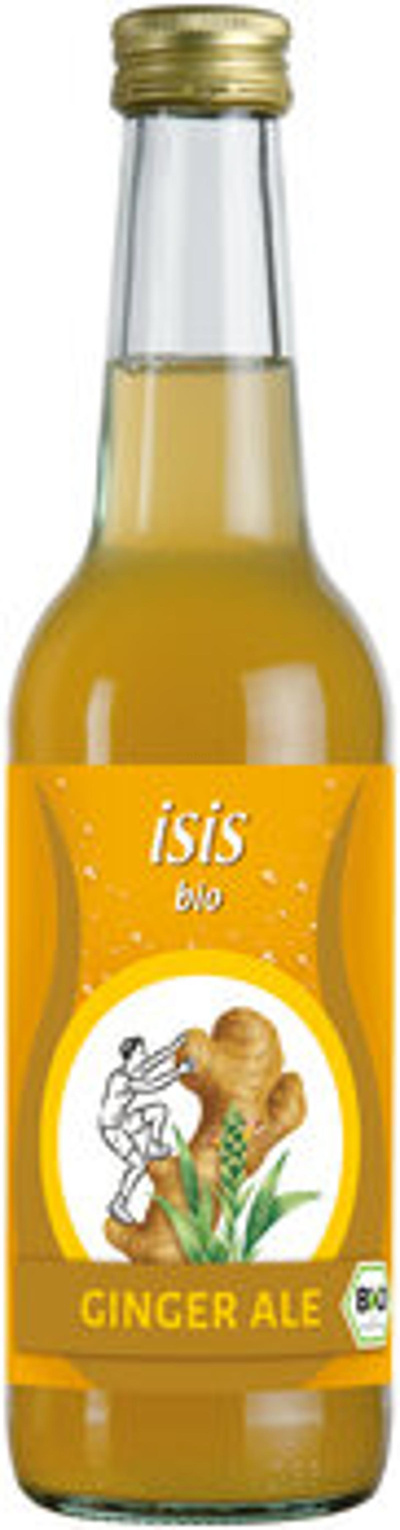 Produktfoto zu Kiste isis Ginger Ale 12 x 0,33 l