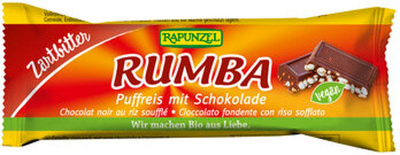 Produktfoto zu Rumba Puffreisriegel Zartbitter, 50g
