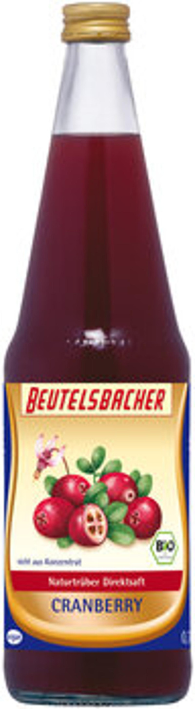 Produktfoto zu KISTE Cranberry Muttersaft, 6 x 0,7 l