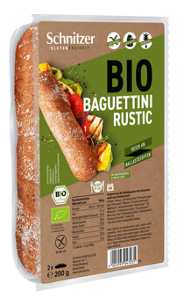 Produktfoto zu Gebinde Baguettini glutenfrei, 8 x 200g (à 2 St.)