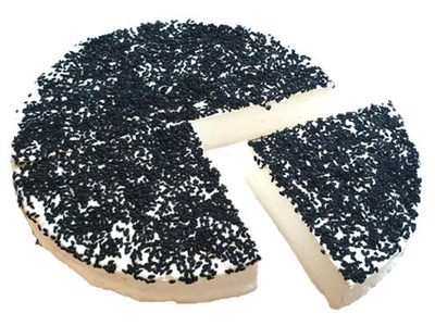 Produktfoto zu 1_8 Ziegenbrie Schwarzkümmel, ca. 120g