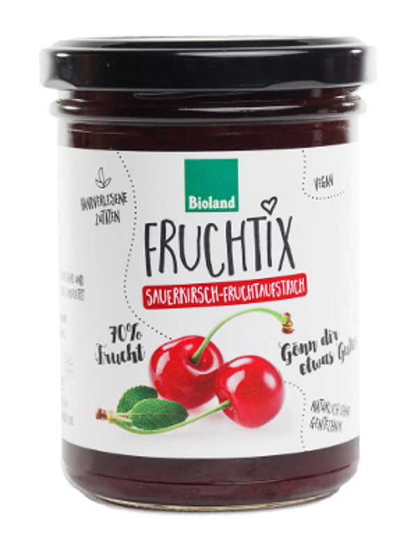 Produktfoto zu Fruchtix - Sauerkirsch-Fruchtaufstrich, 220g