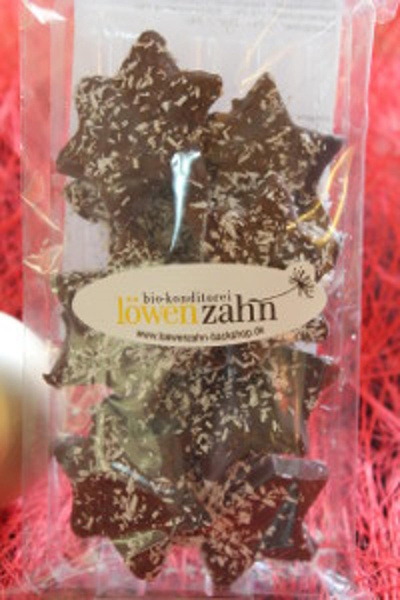 Produktfoto zu Dinkel Schokosterne vegan, 100g