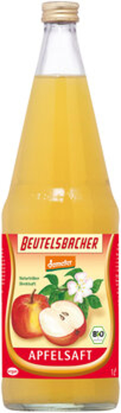 Produktfoto zu Kiste Apfelsaft naturtrüb,6 x 1l