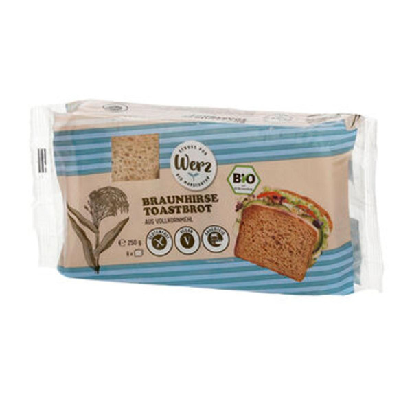 Produktfoto zu GEBINDE Braunhirse-Toastbrot _glf, 4x250g
