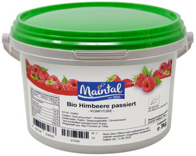 Produktfoto zu Himbeer Konfitüre passiert 3 kg