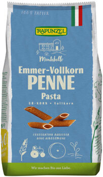 Produktfoto zu Emmer-Penne Vollkorn, 500g