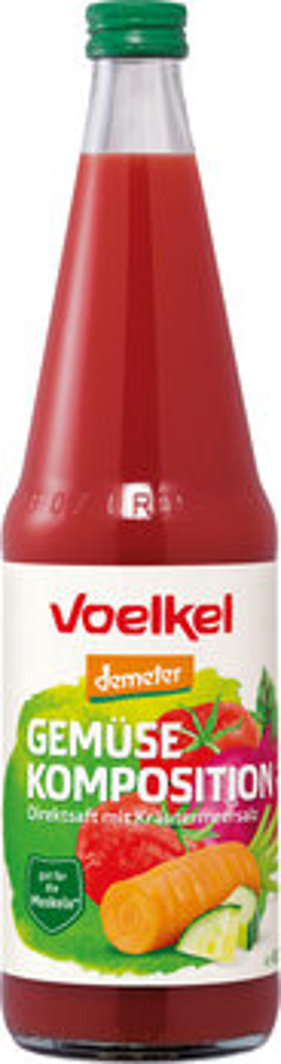 Produktfoto zu Kiste Demeter Gemüse-Komposition Kiste 6 x 0,7 l