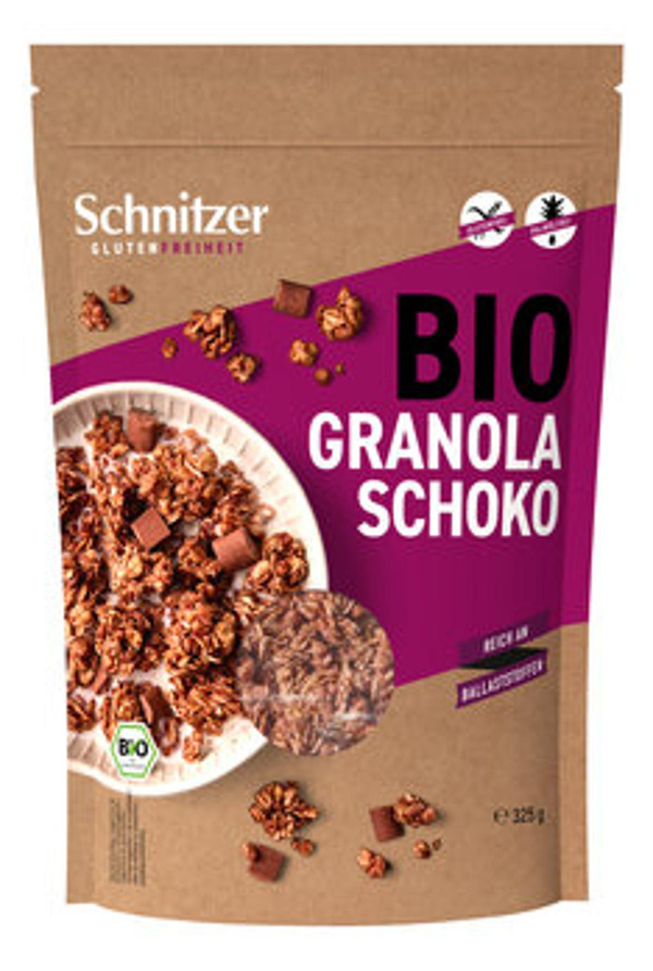 Produktfoto zu GEBINDE Granola Schoko glutenfrei, 6 x 325g