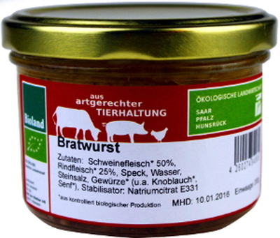 Produktfoto zu Bratwurst, 180g