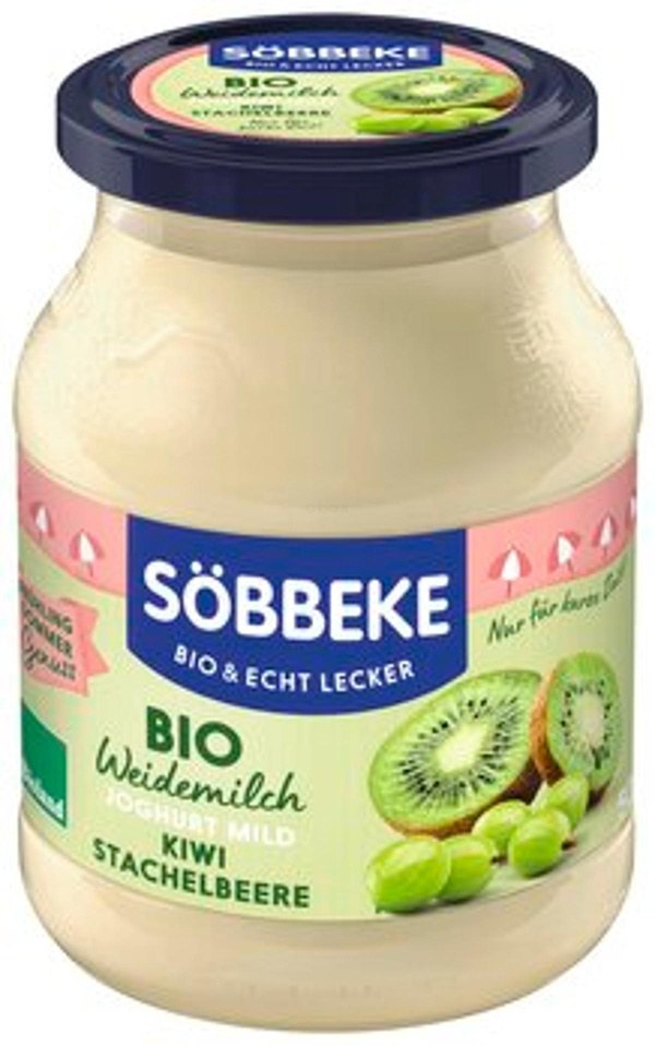 Produktfoto zu Sommerjogurt mild Kiwi Stachelbeere 3,8%, 500 g