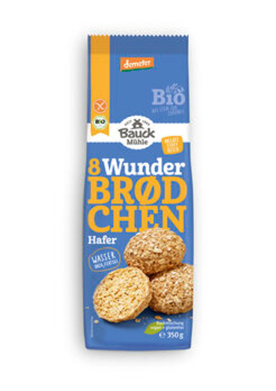 Produktfoto zu Gebinde Backmischung "Wunderbrödchen Hafer" glutenfrei, 6x350g