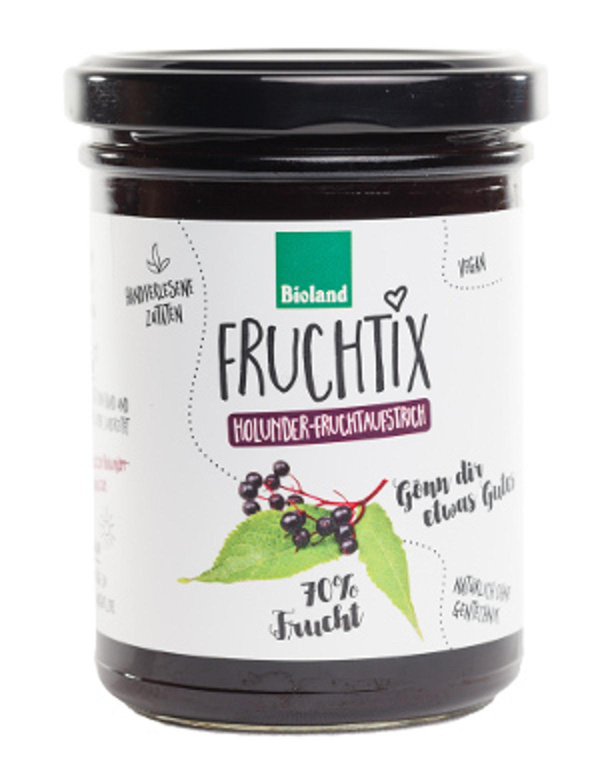 Produktfoto zu Fruchtix - Holunder-Fruchtaufstrich, 220g