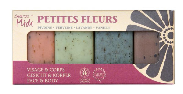 Produktfoto zu Mini Blüten Seifen Set, 4 x 20g