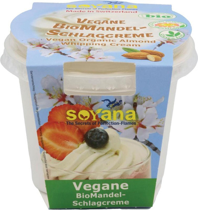 Produktfoto zu vegane Schlagcreme auf Mandelbasis, 250g