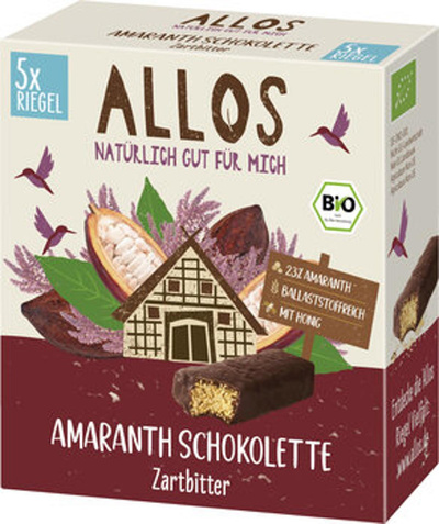 Produktfoto zu GEBINDE Amaranth Schokolette Zartbitter, 10 Pck a 5 x 100 g