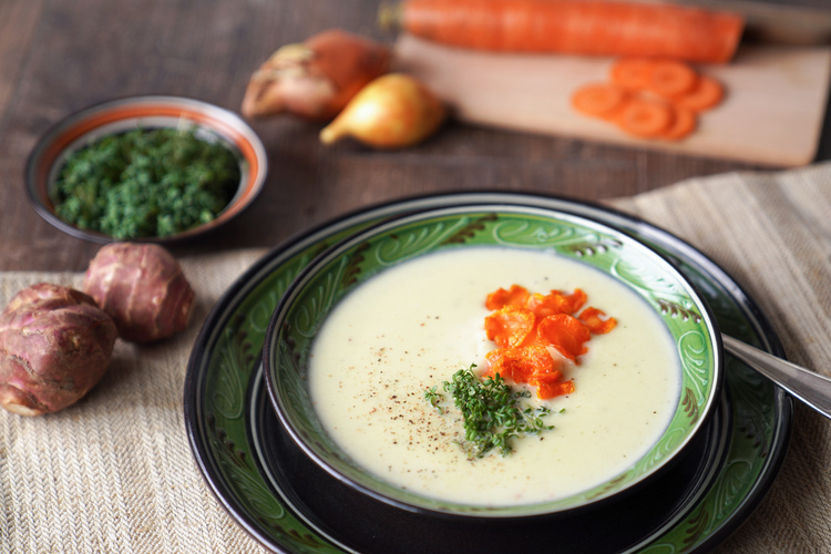 Rezeptbild für Topinambur-Cremesuppe