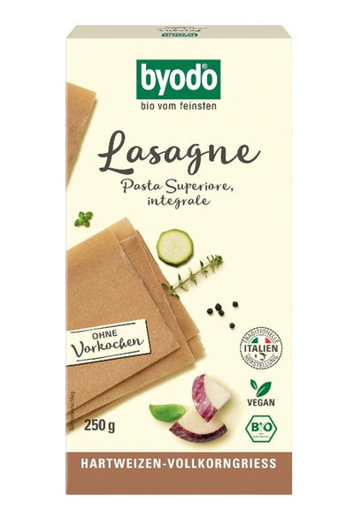 Produktfoto zu Lasagne-Platten Vollkorn, 250g