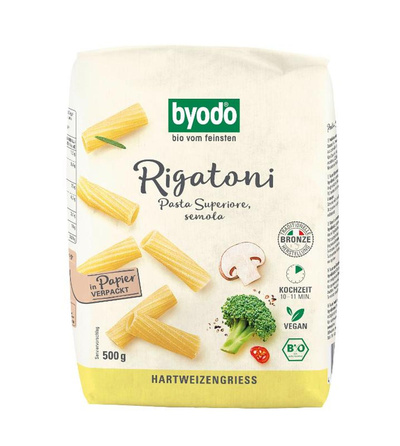 Produktfoto zu GEBINDE Rigatoni hell, 12 x 500g