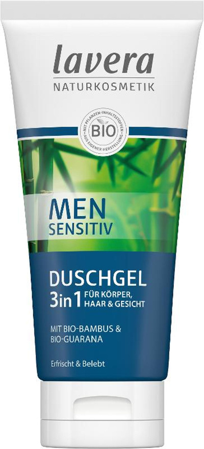 Produktfoto zu Duschgel 3 in 1 Men Sensitiv, Aloe Vera + Bambus, 200 ml