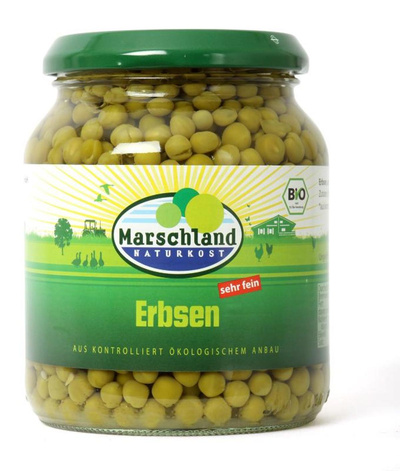 Produktfoto zu Erbsen, 370ml, Abtropfgewicht 230g