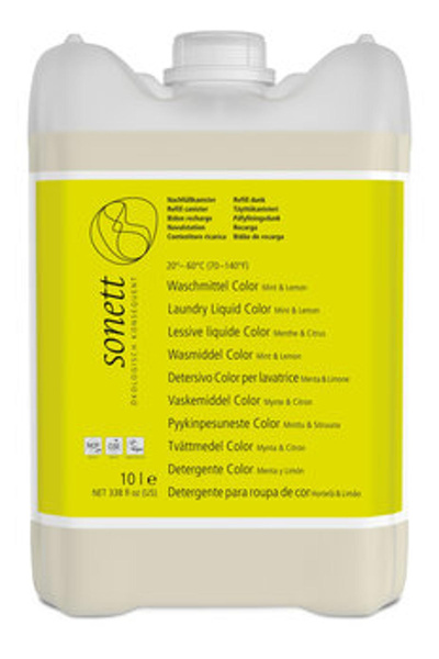 Produktfoto zu Color-Waschmittel flüssig Mint & Lemon, 10 L