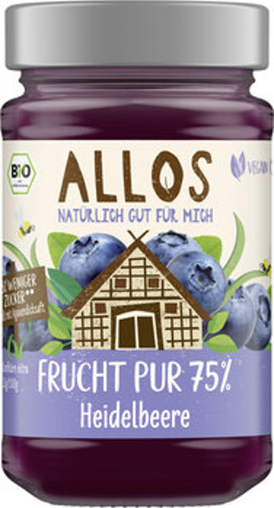 Produktfoto zu Frucht pur Heidelbeere, 250g