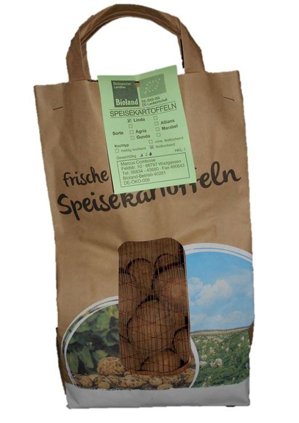 Produktfoto zu Kartoffeln  Rosara -rotschalig vorwiegend festkochend, 2 kg-Tüte