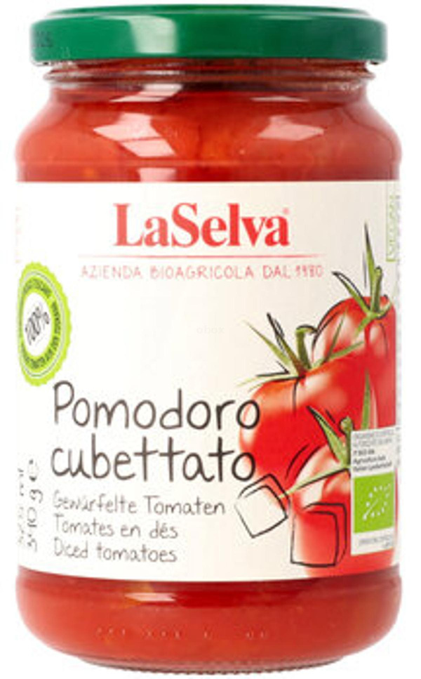 Produktfoto zu Tomaten gewürfelt - Pomodoro cubettato, 340g