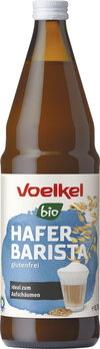 Produktfoto zu Hafer Barista in der Glasflasche, aufschäumbar und vegan, 0,75 Liter