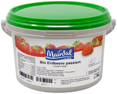 Produktfoto zu Erdbeer Konfitüre passiert 3 kg