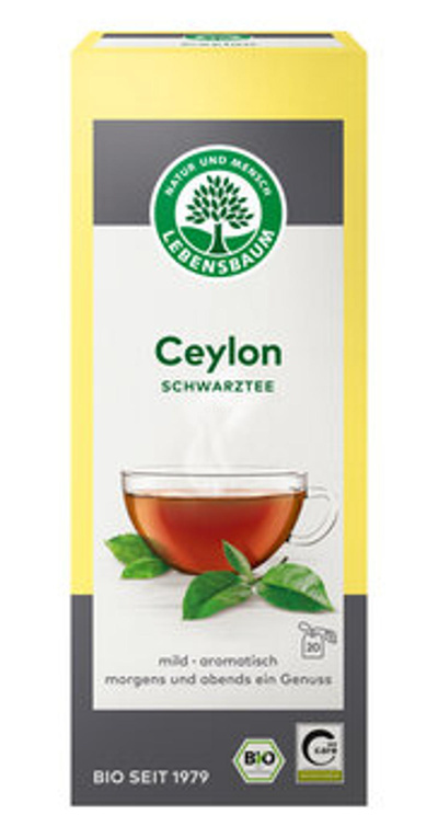 Produktfoto zu Schwarztee Ceylon, 25 Beutel