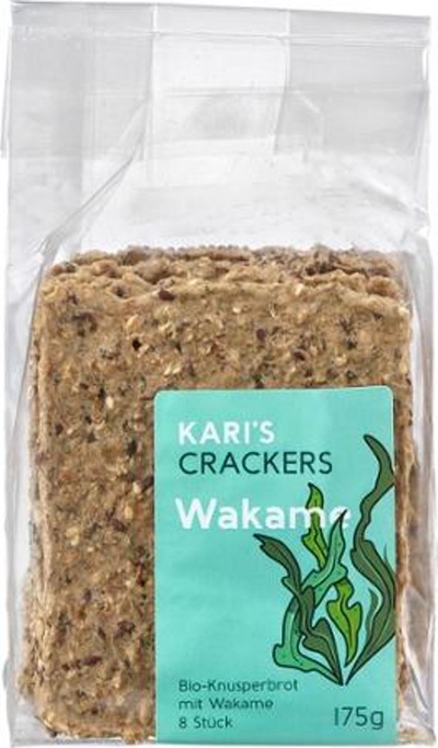 Produktfoto zu GEBINDE Knäckebrot mit Sesam & Wakame-Alge, 6 x 175g