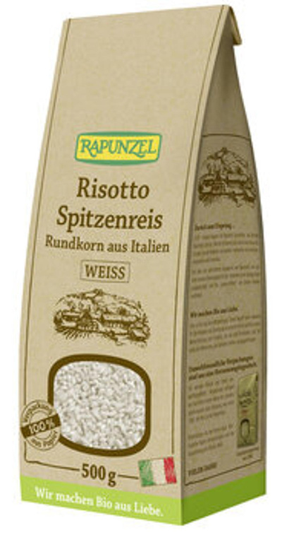 Produktfoto zu Risotto Rundkorn Spitzenreis 'Ribe' weiß, 500g