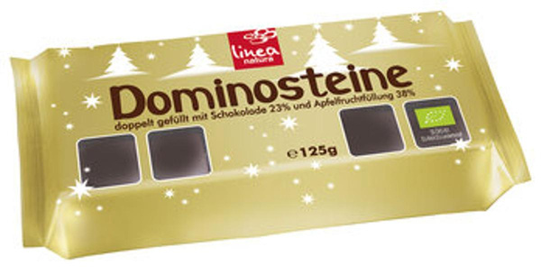 Produktfoto zu Dominosteine Zartbitter, 125g