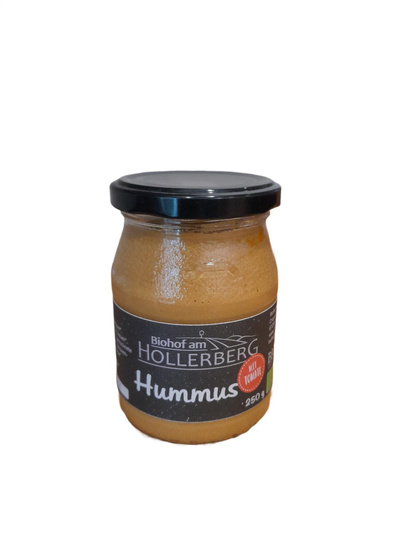 Produktfoto zu Hummus mit Tomate im Glas, 250g