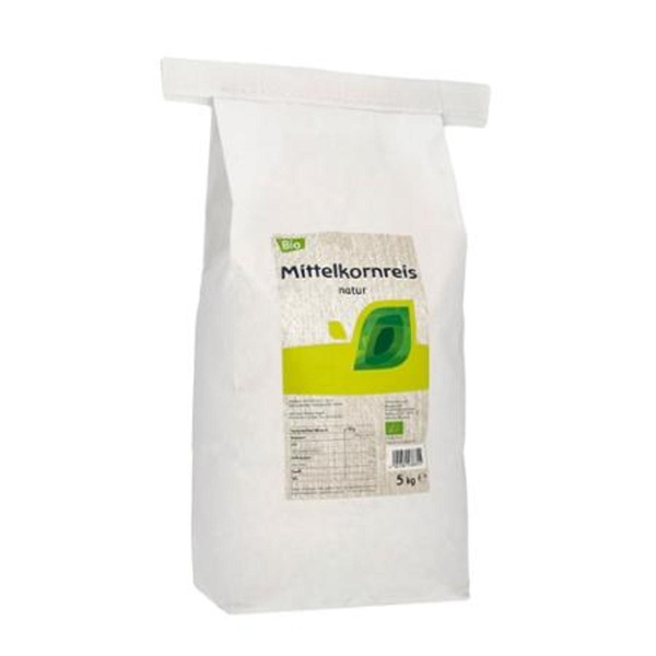Produktfoto zu GEBINDE Reis Mittelkorn natur, 5 kg