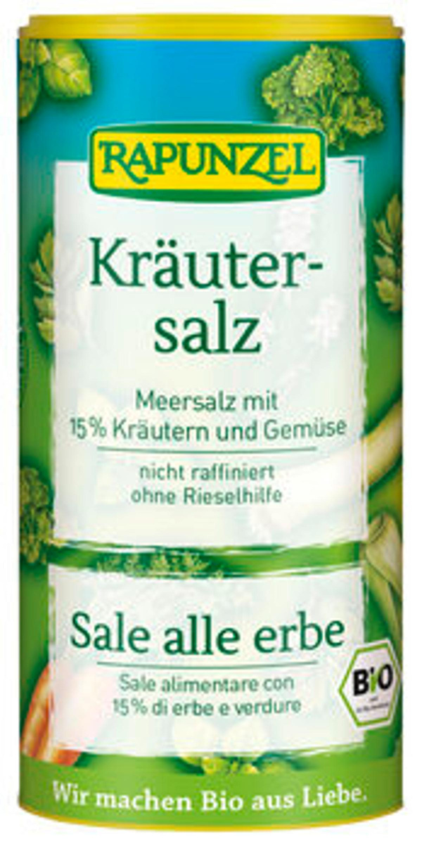 Produktfoto zu Kräutersalz mit 15% Kräutern & Gemüse im Nachfüllbeutel, 500g