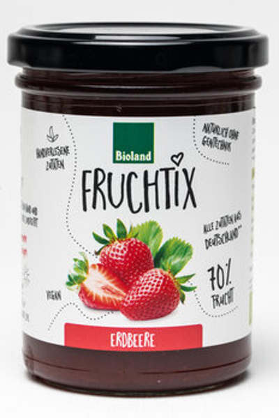 Produktfoto zu Fruchtix - Erdbeer-Fruchtaufstrich, 220g