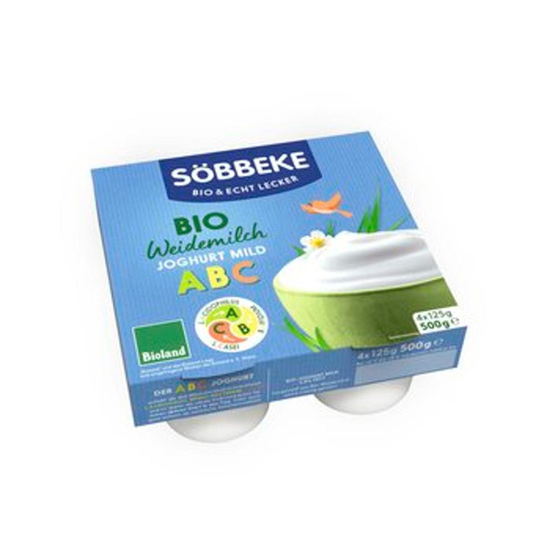 Produktfoto zu GEBINDE ABC-Jogurt mild 3,7% probiotischer Jogurt, 4 x 4 x 125g