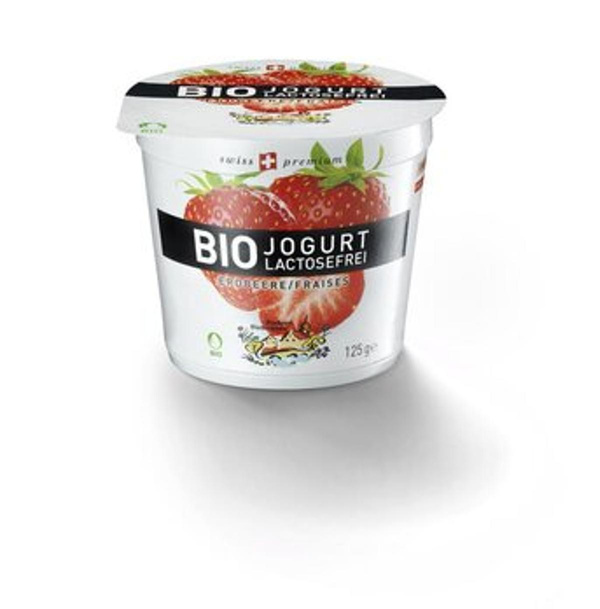 Produktfoto zu GEBINDE  Jogurt Erdbeer 3,5% - LAKTOSEFREI, 6 x 125g