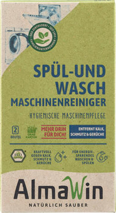 Produktfoto zu Spül- u. Waschmaschinen Reiniger, 2 x 100 g - im Graskarton