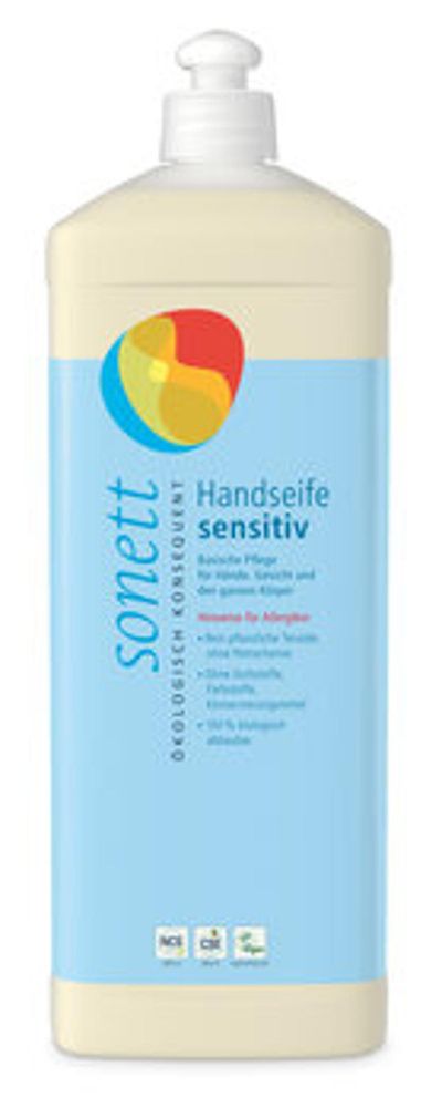 Produktfoto zu GEBINDE Handseife sensitiv in der Nachfüllflasche 6x1L