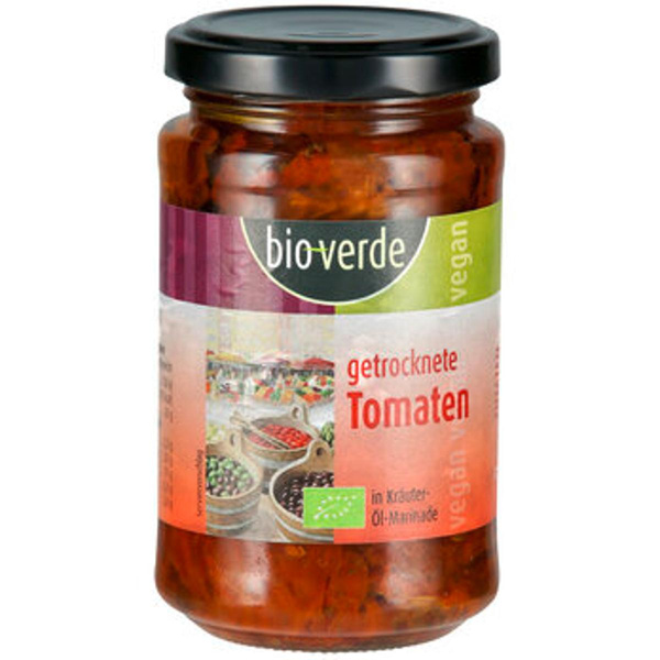 Produktfoto zu Sonnengetrocknete Tomaten in Kräuter-Öl-Marinade, 200g