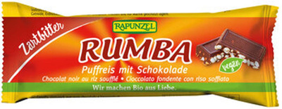 Produktfoto zu Rumba Puffreisriegel Zartbitter, 50g