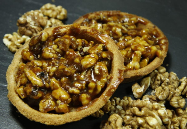 Produktfoto zu Dinkel Walnusstörtchen, 1 Stück