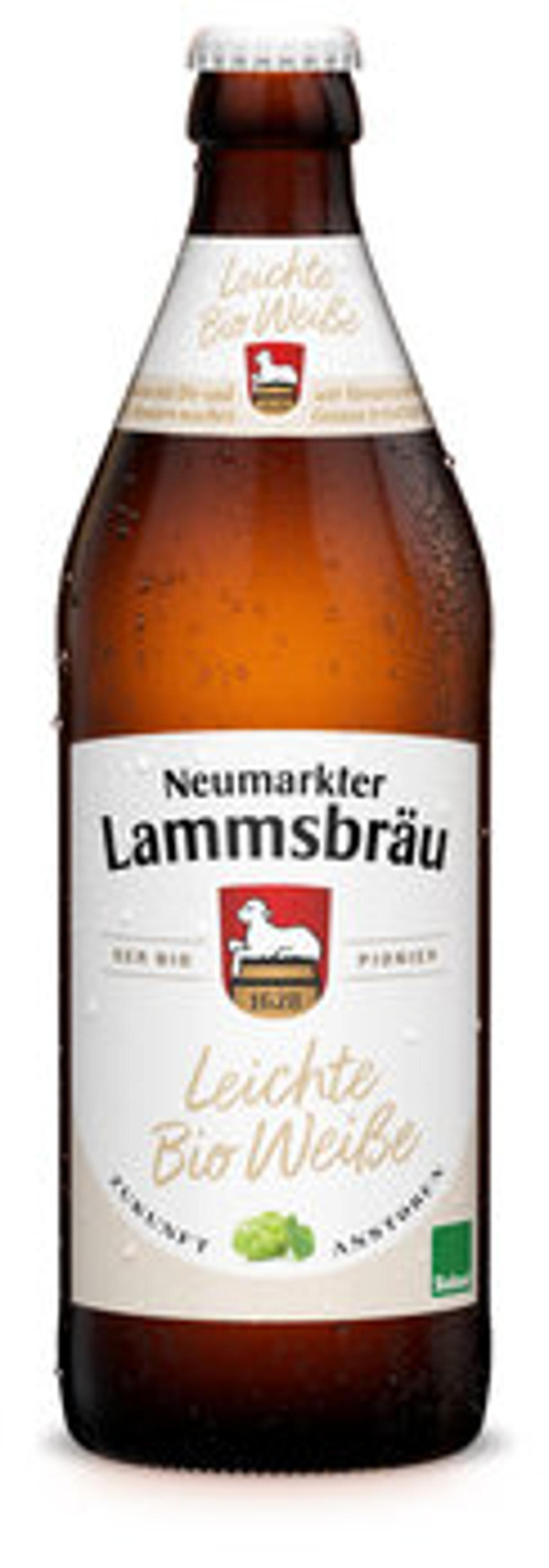 Produktfoto zu Kiste Lammsbräu Leichte Hefeweiße, 10 x 0,5 l